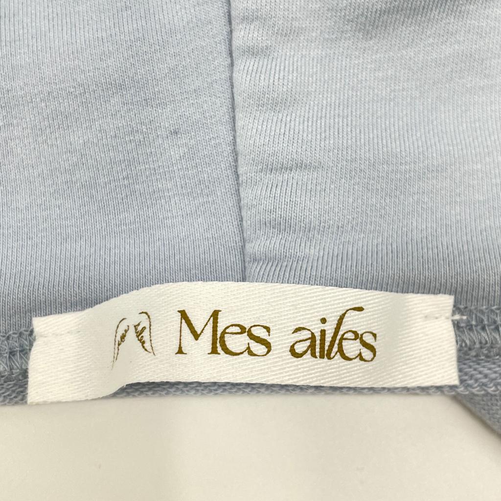 Meine Flügel Hellblau DJ3601 Baumwolljersey Parkajacke M Hellblau Gebraucht