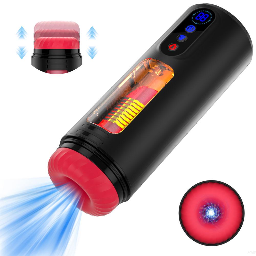 2025 New Male Masturbator Penis Pump Sex Toys for Men Vacuum Pump 7 Thrusting Vibrating Sucking Adult Toys Mens Sex Machines Blowjob Toys