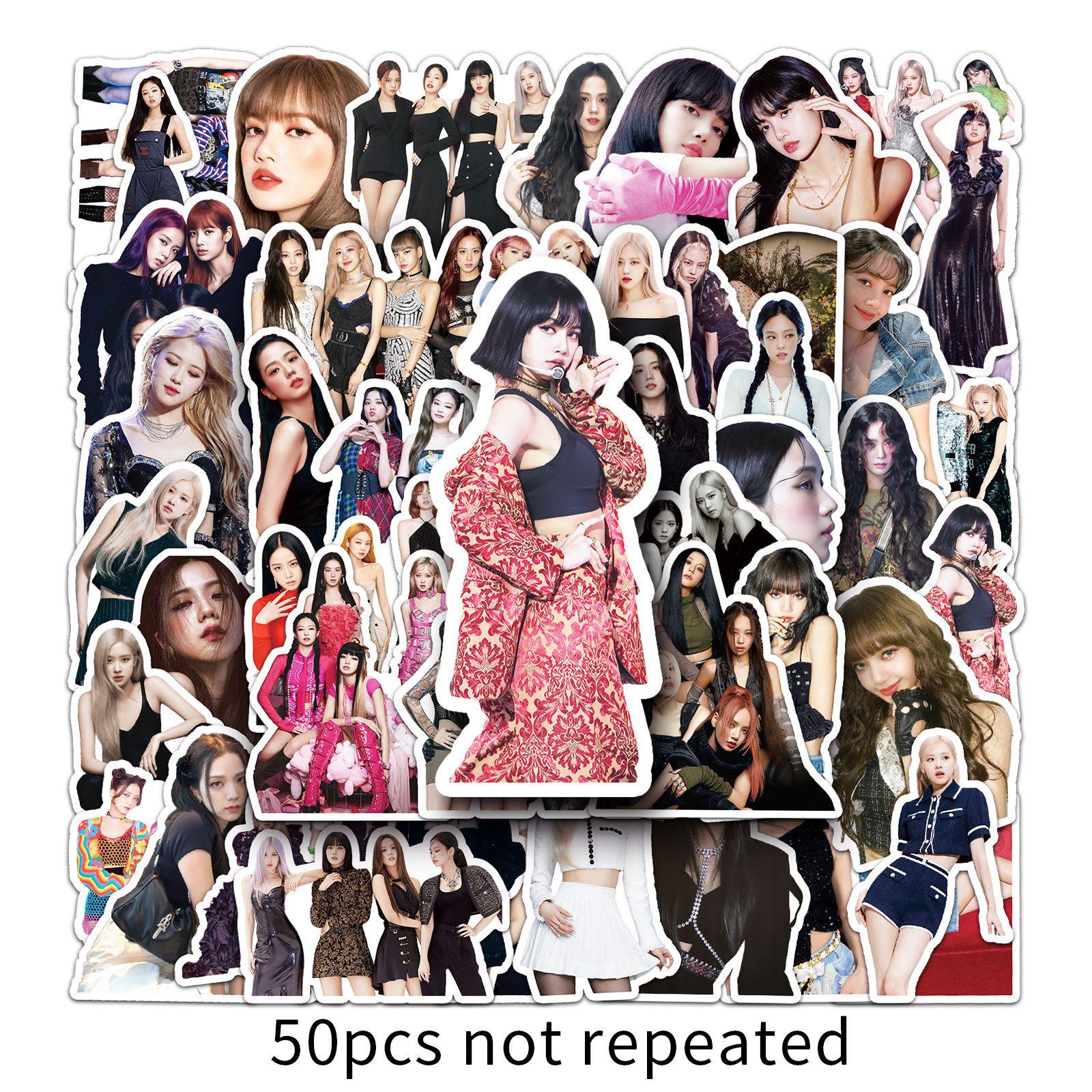 BLACKPINK Graffiti Stickers: 50 Waterproof DIY Stickers for Phone Cases & Luggage