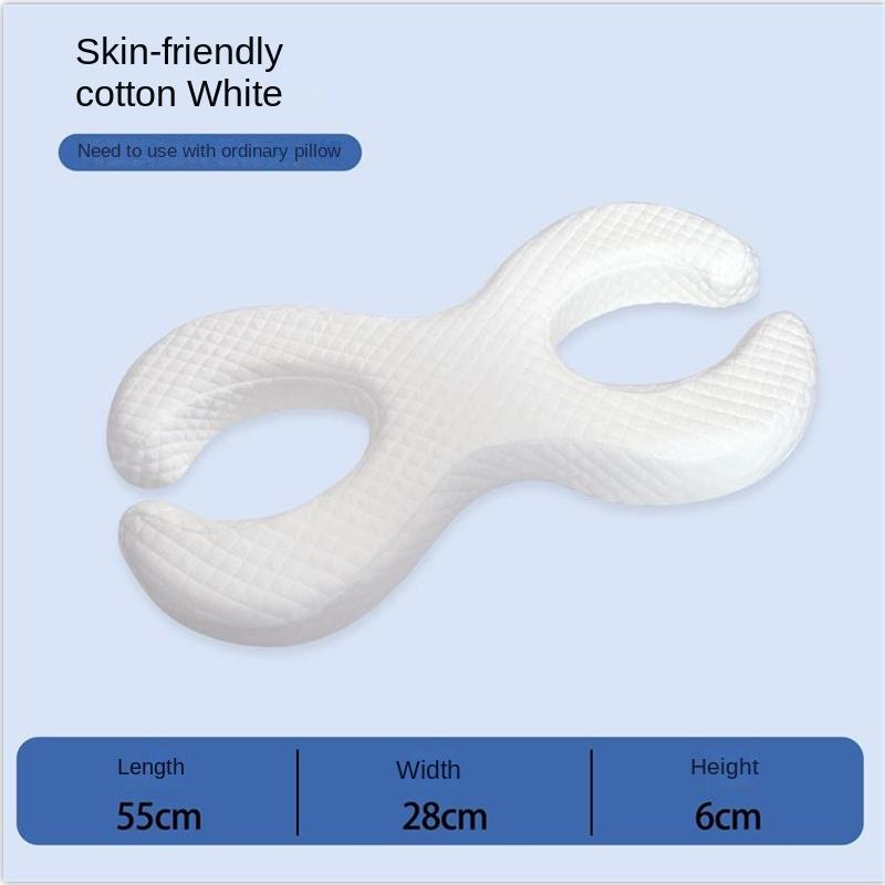 

Подушка для сна на боку для красоты, уменьшает морщины, предотвращает морщины на шее, защищает глаза, уши и лицо, не сдавливает уши