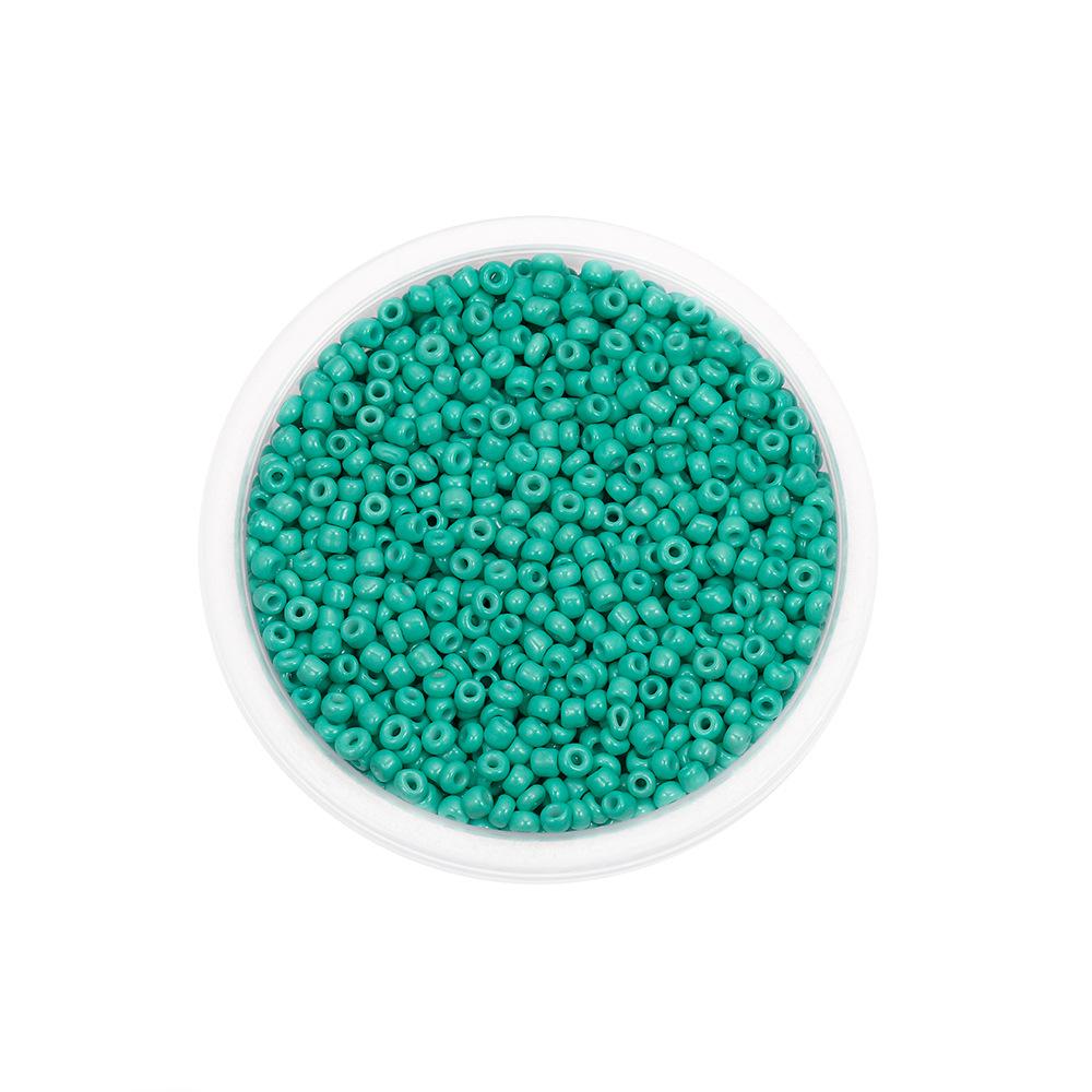 33-Color Solid Glass Beads for DIY Jewelry & Beaded Bracelets