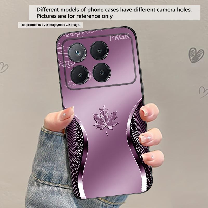 Javorový list s přechodem barev Pro Xiaomi Poco X7 M7 Pro 5G M5 X4Pro M4 6 4G C65 75 F6 F5 X6 5 7 X5 F7 Ultra M5S 4Pro 5G měkké pouzdro na telefon