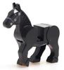 Military Mini Figure Accessories: Tricolor Saddle and War Horse Building Blocks