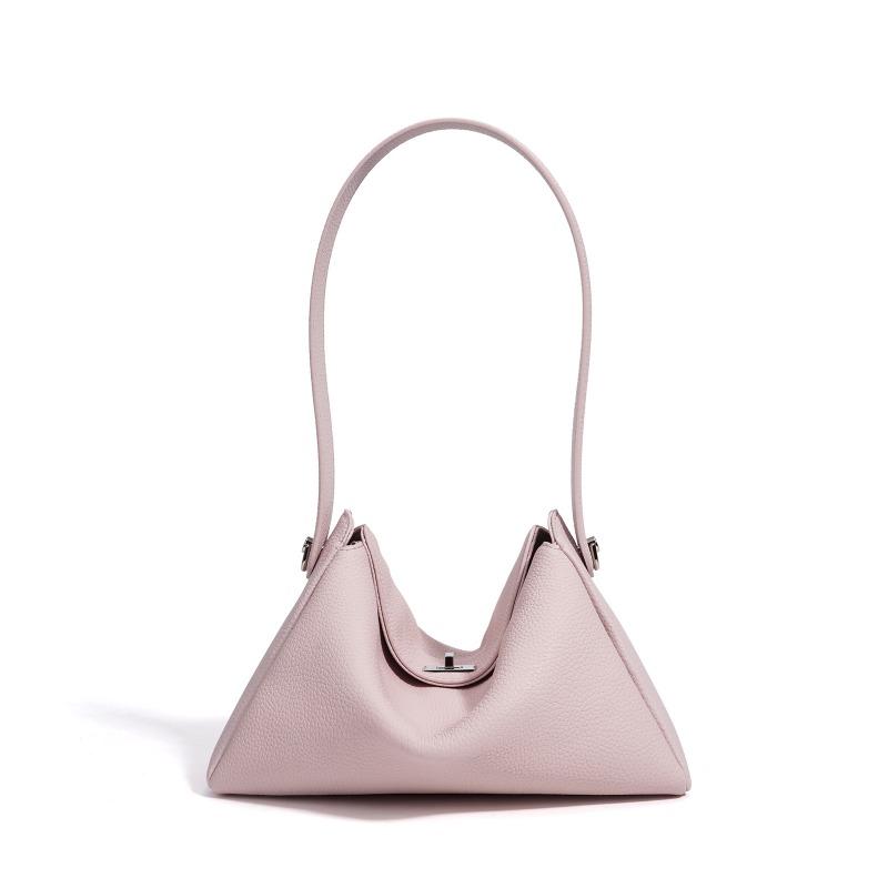 Early spring dumpling bag versatile office worker leather messenger bag commuting exquisite handbag high-end shoulder bag