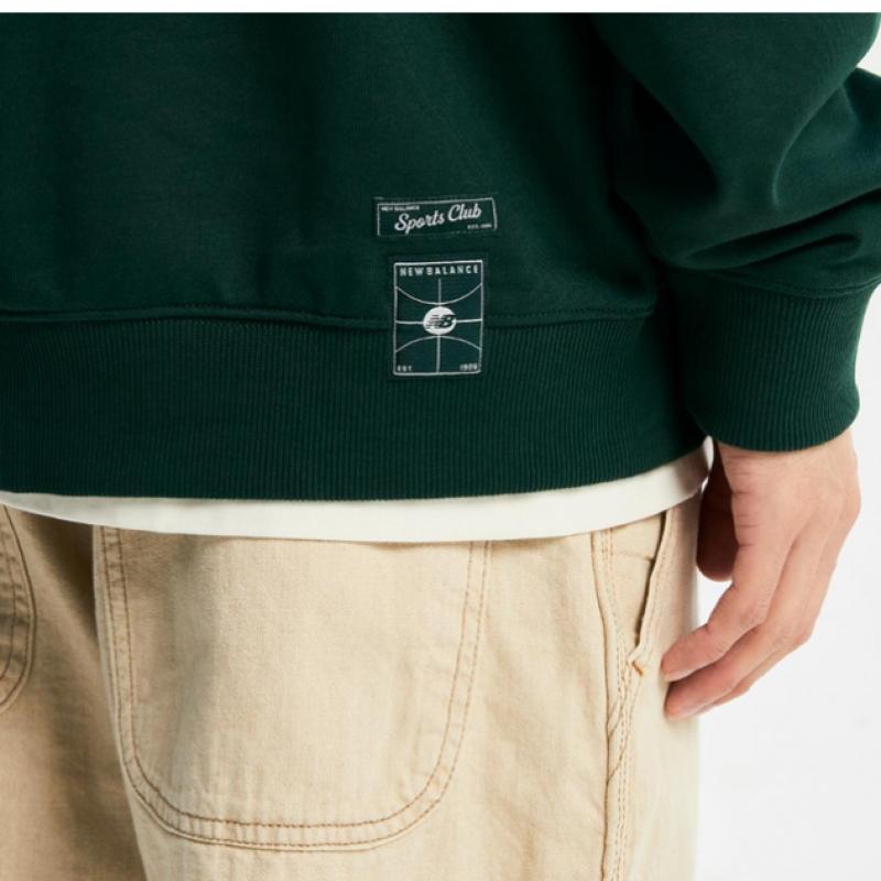 New Balance Public Sports Club Semi Overfit Half Zip Up Sweatshirt Nbnce11213 62