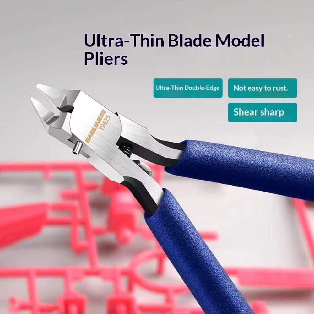 Ultra-thin Single-edge Gate Cutter Industrial-grade Non-slip Grip Model Assembly Tools Anti-slip Durable Industrial-grade Pliers