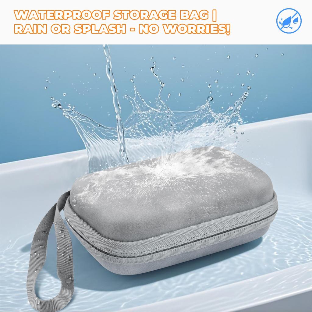 MUMING Protective Carrying Case Compatible with Yamaha TDM-710GLTDM-700G and KORG TM-60TM-50 TunerMetronomes (Gray)