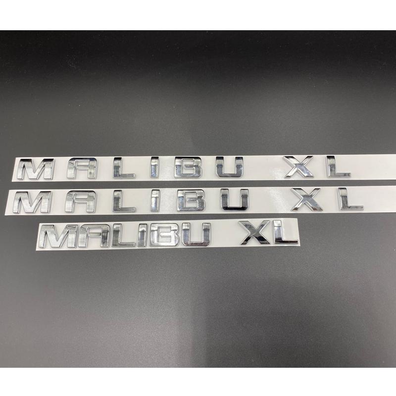 Malibu XL autodeur- en kofferbaklogo stickers XL535T 530T 550T
