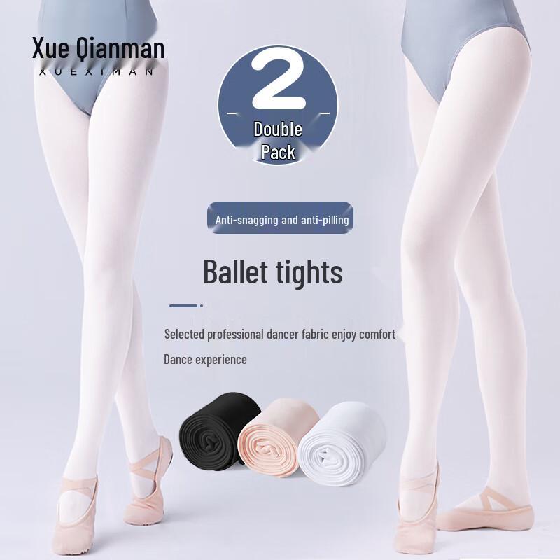 Xue Qiman Adult All-Season Ballet Dance Tights One Size (150-175CM)