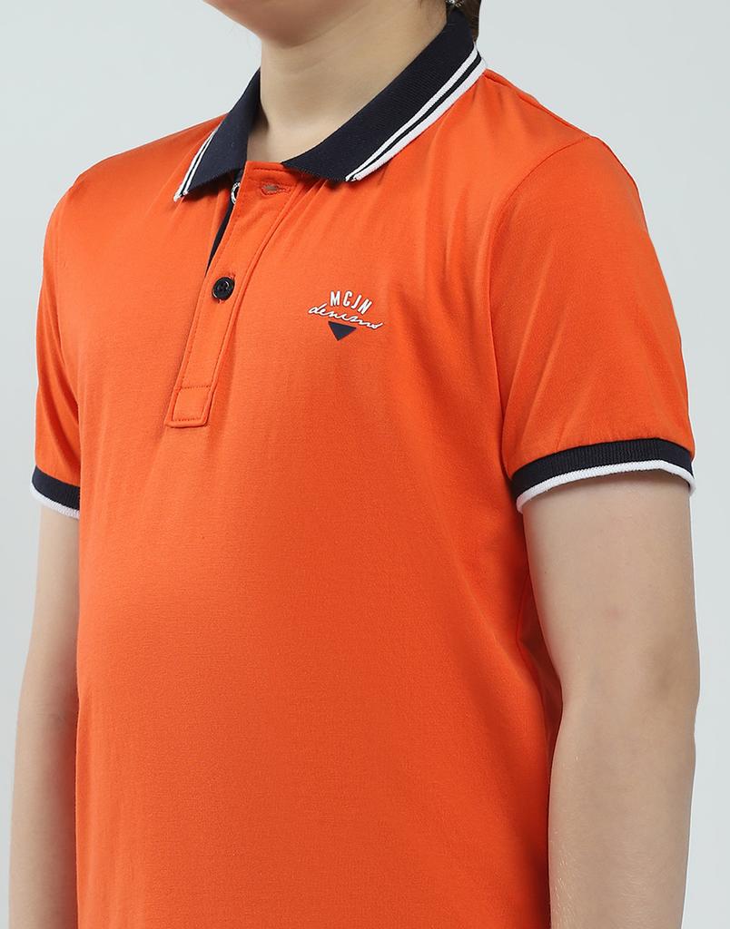 MONTE CARLO Men's Regular Fit Solid Polo Half Sleeve T-Shirt