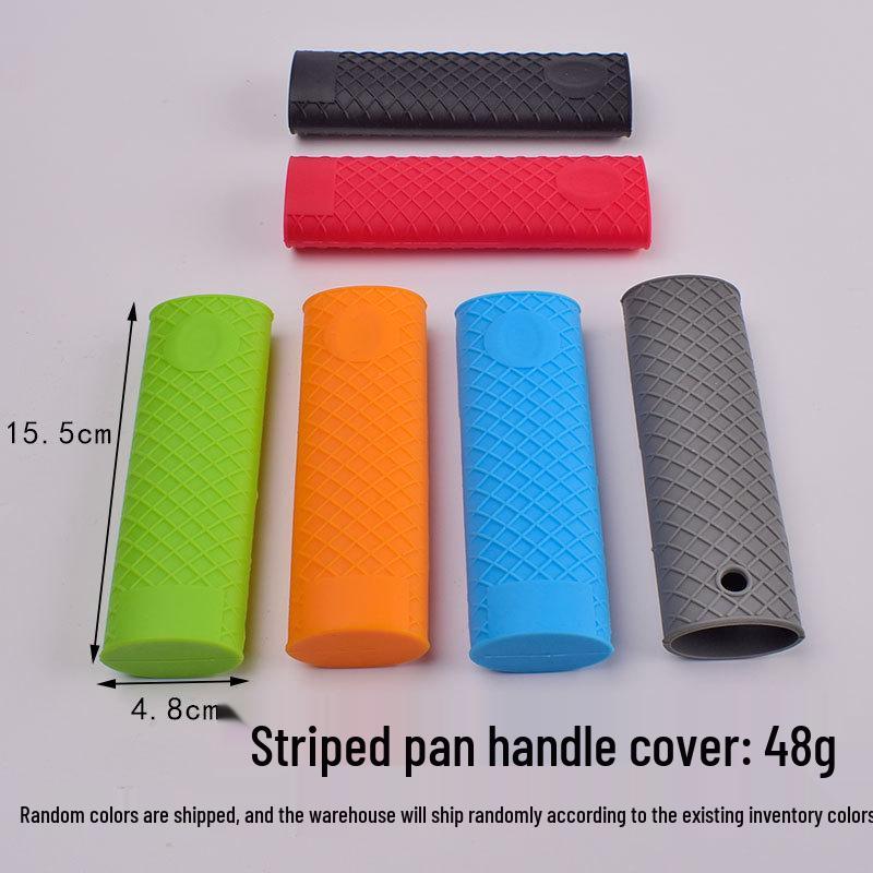 

50 г Толстая силиконовая накладка на ручку кастрюли: Термостойкий, Защита от ожогов, Противоскользящий, Мягкая накладка Orange