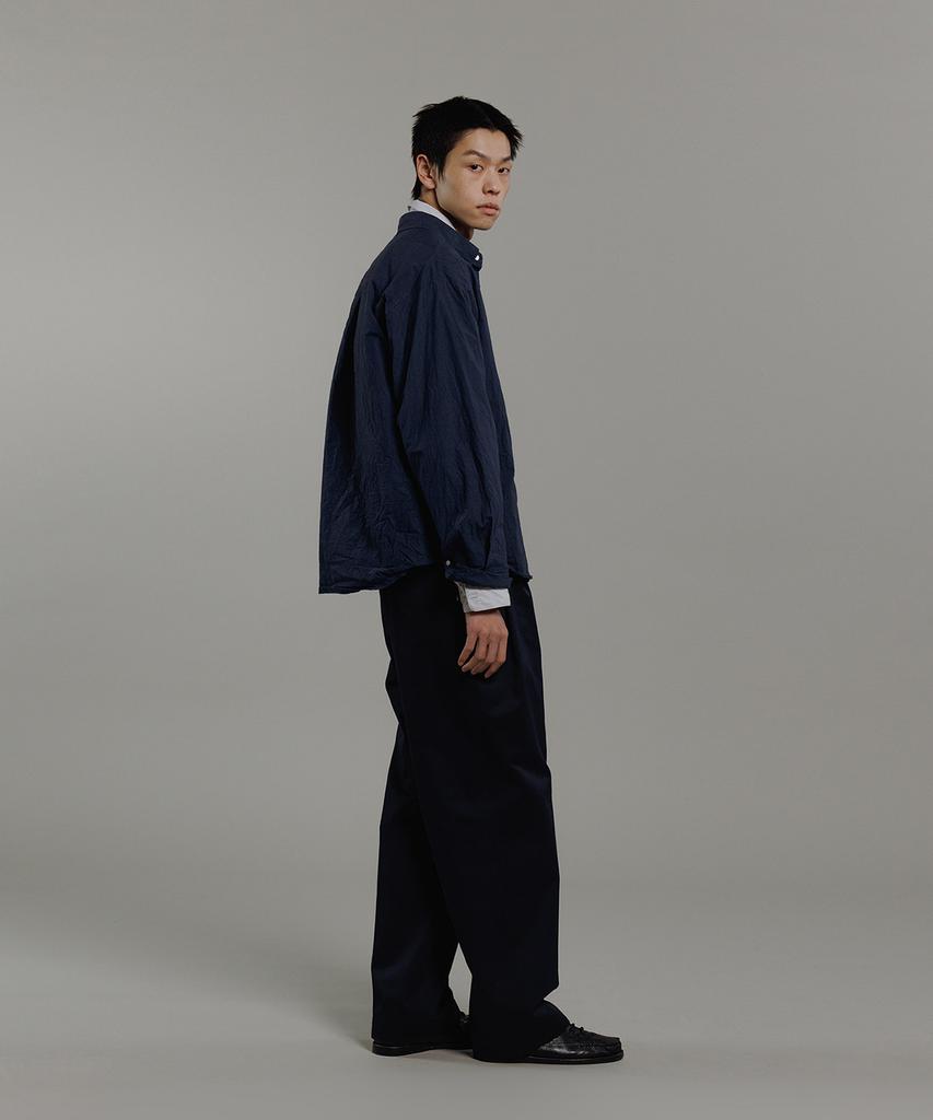 BLANKROOM Crease Shirt_Navy