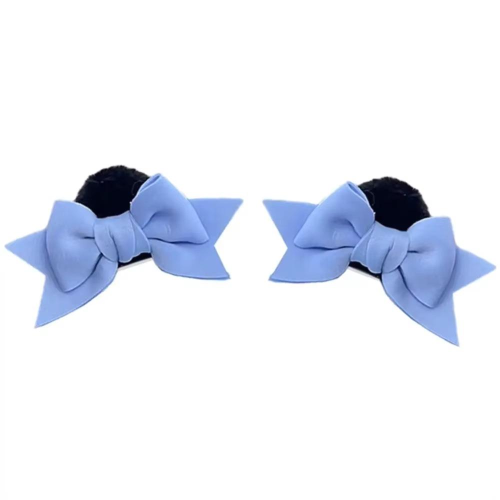 2Pcs Butterfly Knot Motorcycle Hat Decoration Bowknot Moto Helmet Ears  for Women Cycling