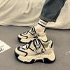 Korean Version Thick Bottom Womens Shoes Wear Resistance Breathable 2024 New Fashion Casual Simple All-match Sneakers Autumntime
