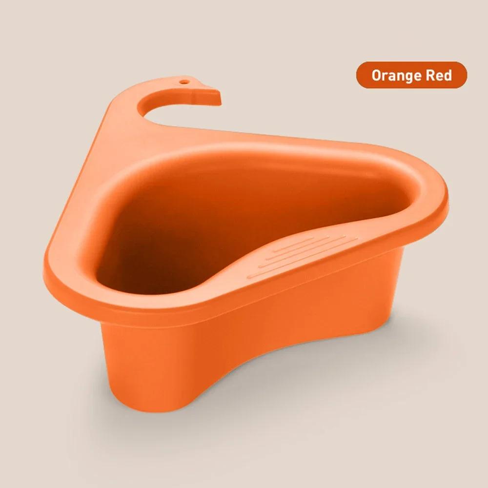 

Swan Drain Basket Creative Multi Functional Non Drilling Kitchen Sink Fruit Vegetable Washing Basin Filter Water Thick Durable