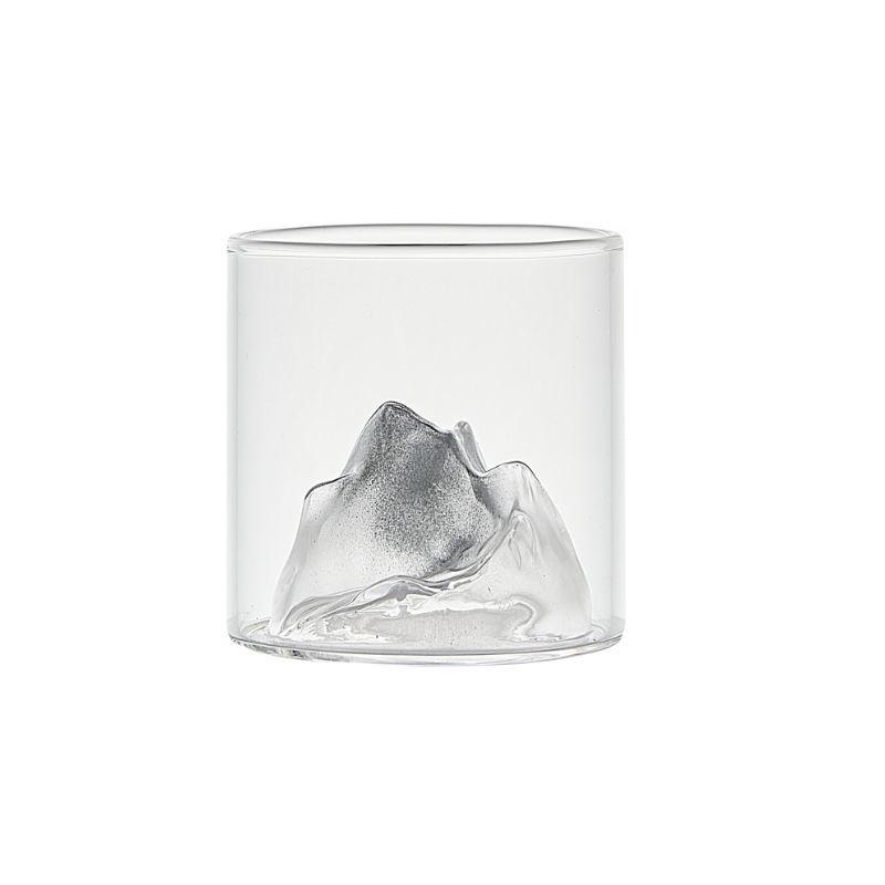 170ml Mountain Tea Cup Colorful Glass Luxury Gifts for Friends Transparent Cups Lightweight Glass Heat-resistant Material Mugs