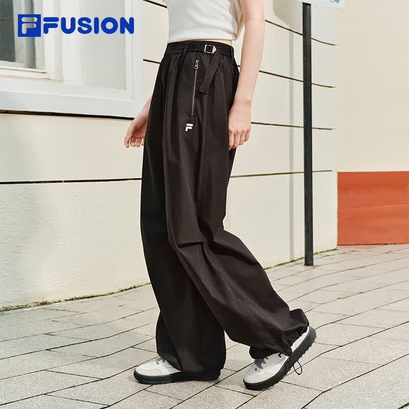Женские тканые длинные брюки FILA FUSION с логотипом XL