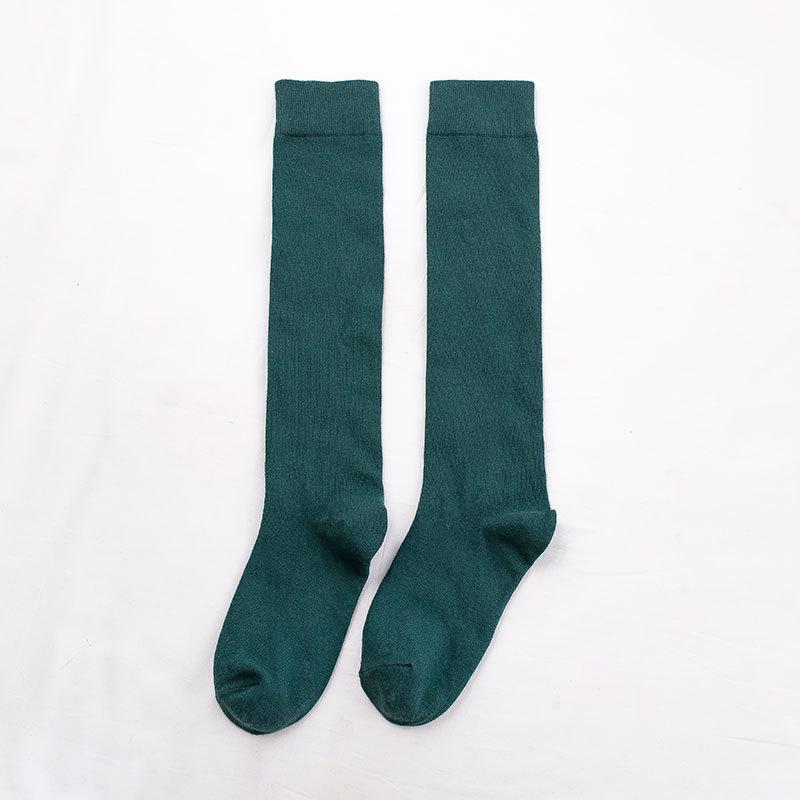 JK Korean Style Over-the-Knee Socks for Women – Spring/Autumn Mid-Calf, Japanese School Style, Slim-Fit.
