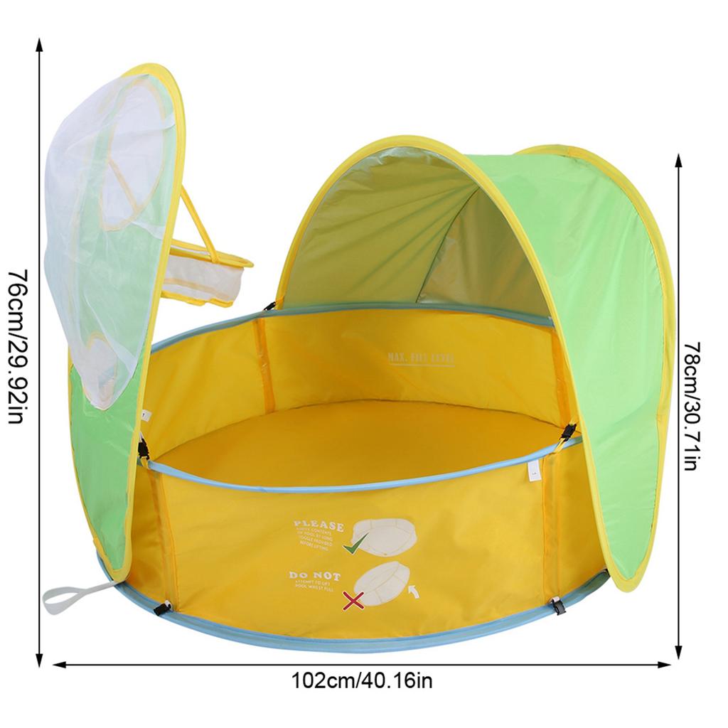 Summer Outdoor Portable Anti UV Pool Beach Tent Child Swimming Play House for Baby Kids