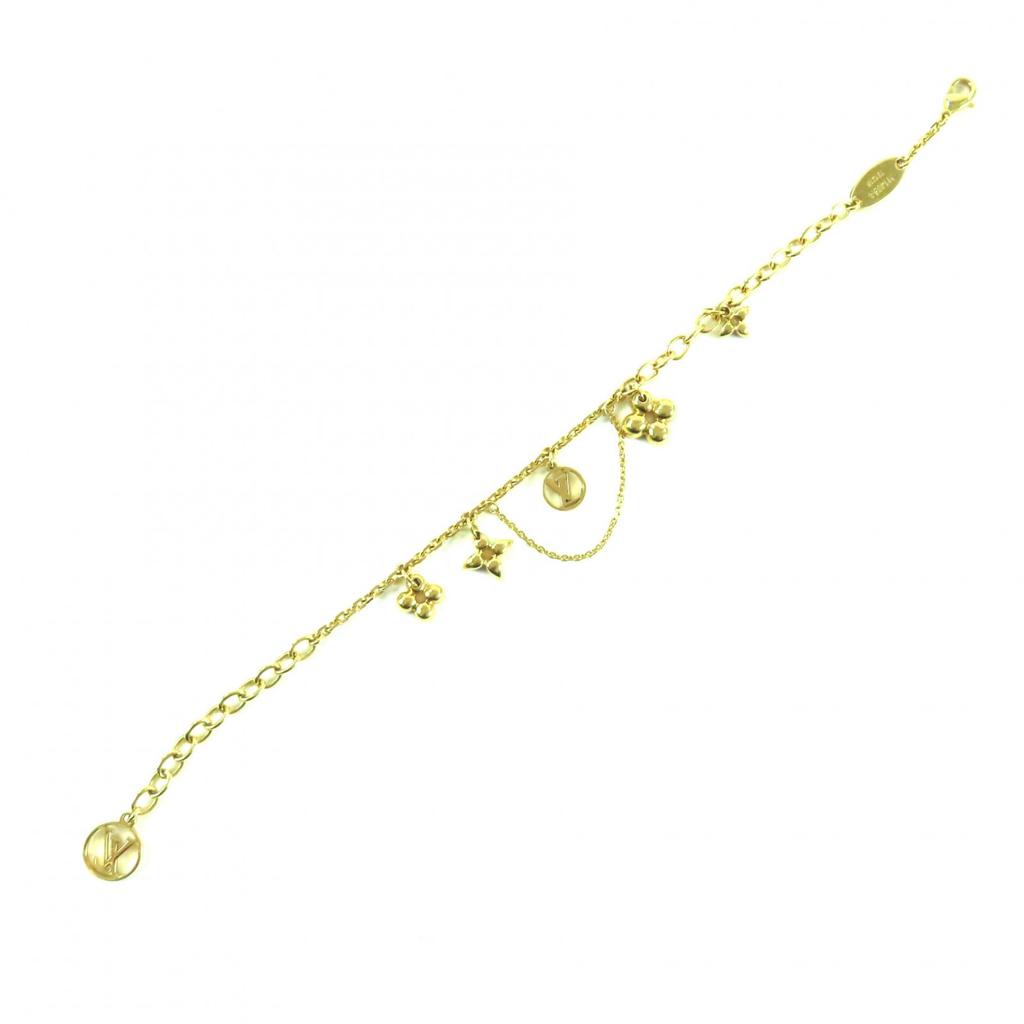 Very Good LOUIS VUITTON bracelet Bracelet Blooming gold Women M1485A Used