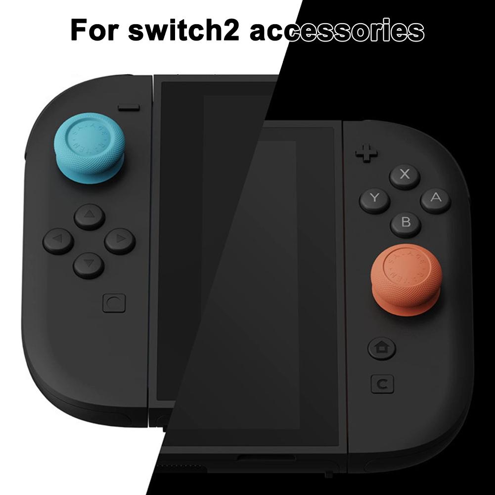 6 Stück/Set Für Switch 2 NS2 Skull & Co. JoyCon Daumenauflage Joystick-Kappe Daumenstick-Abdeckung Spielzubehör Pilzkopf