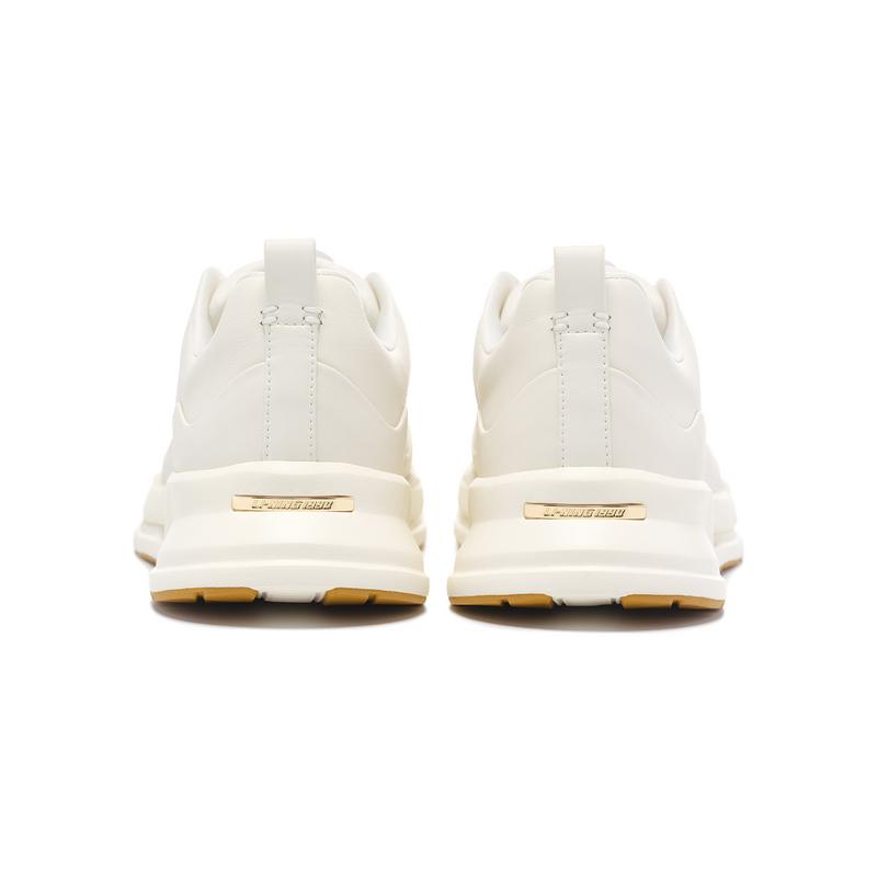 Li-Ning 1990 Duxing Lightweight High Resilience Shock Absorption Wear-Resistant Low-Top Running Shoes Women sneaker Off-White ALLU002-1