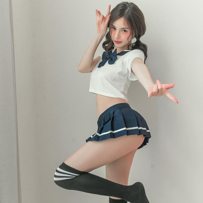 Sexy Sailor Clothes Sexy Underwear Student Clothes Pure JK Uniform Perspective Cute Suit