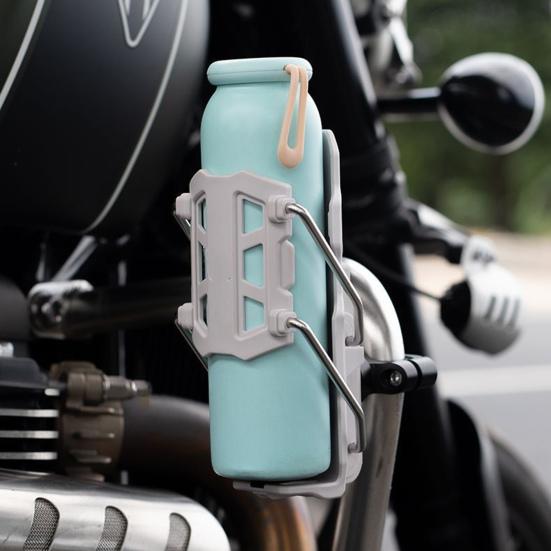 Adaptive Cycling Water Bottle Holder 360 Degree Rotatable Automatic Clamping Bicycle Water Bottle Cage Universal Motorcycle Bike Water Bottle Mount