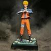 High Quality Naruto Battle Damaged Uzumaki Naruto Anime Figure Double Headed Statue Desktop Ornament Collectible Model Toy Gifts
