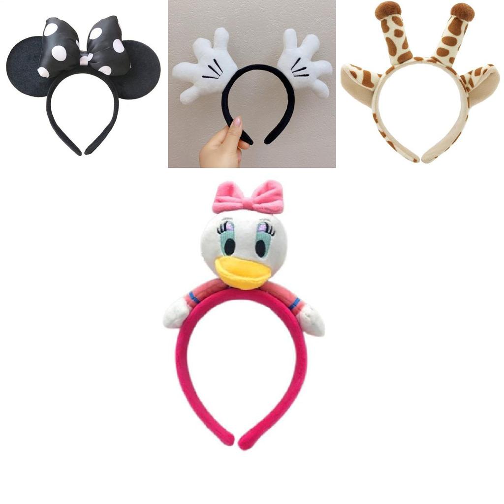 Cartoon Minnie Mickey Ear Headband For Adults And Children Cute And Sparkly Butterfly Bow Hair Accessories