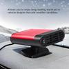 Car Heater 24V Auto Portable Cooling Heating Fan Air Purify Winter Windshield Defogger Defroster Demister with Mat