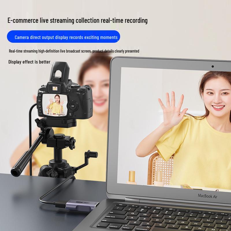 4K USB 3.0 HDMI Video Capture Card for PS5, DSLR, Game Streaming, 1080p60 Recording