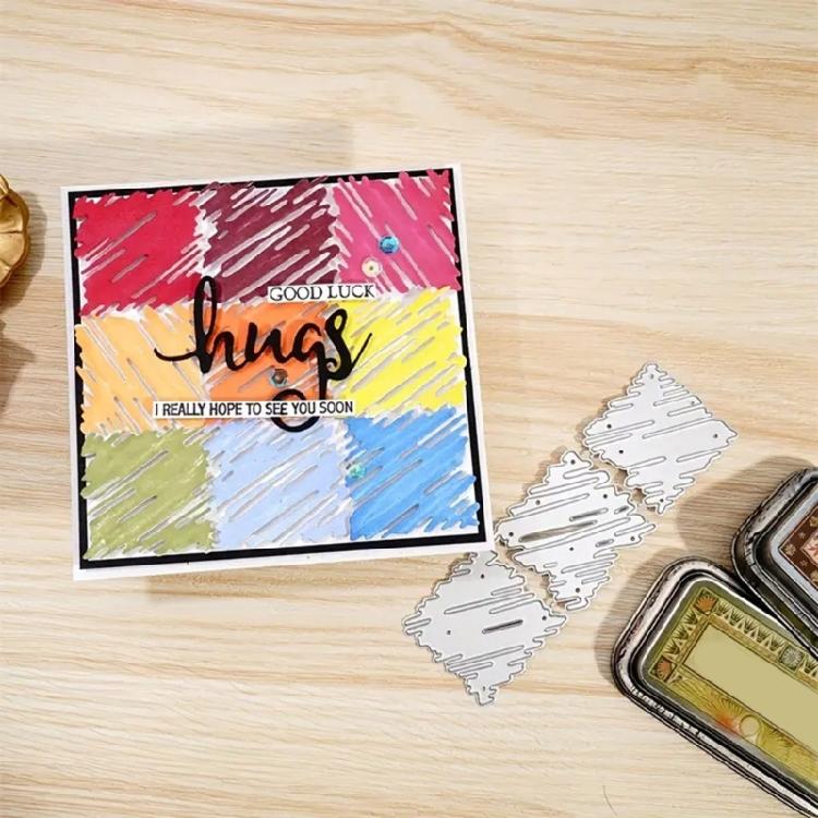 Watercolor Cutting Dies for Photo Scrapbooking Card Making Decorations Embossing Stencils Carbon Steel Die Cuts