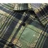 Men's Clothing Japanese Loose Breathable Shoulder Plaid Shirt Long Sleeve Large Size Men's Shirt