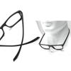 Turezing Rectangular Reading Glasses For Women Soft Temples Hanging Neck Design Comfortable Hd Clear Lens Prescription Eyewear