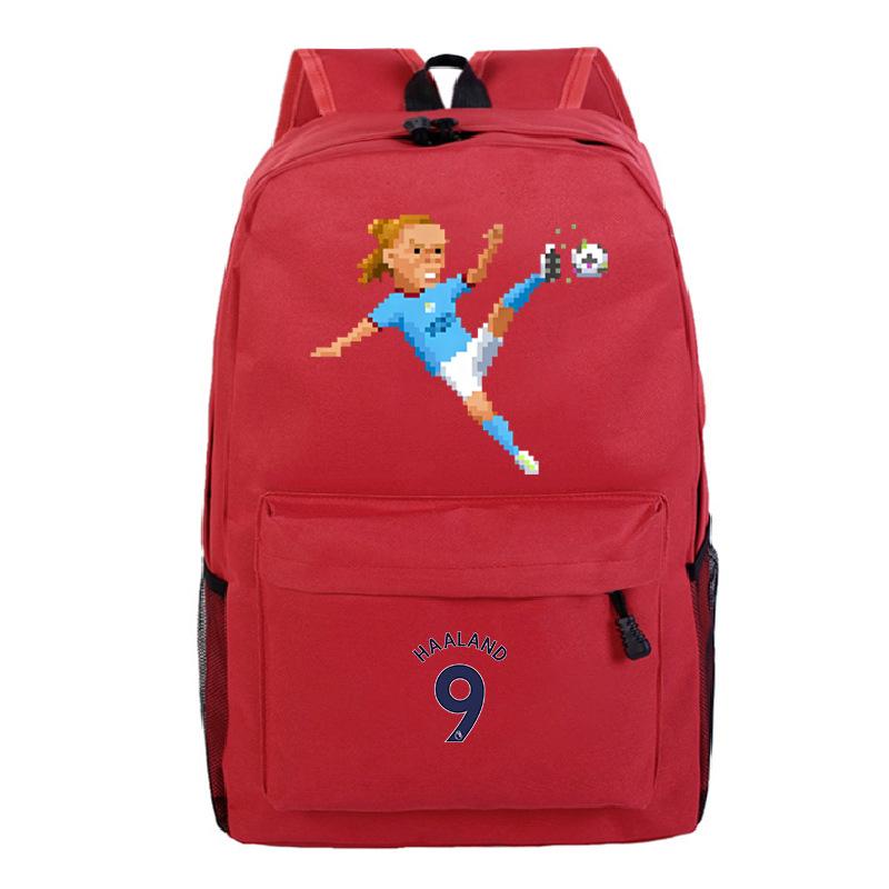 Mochila Mundial Haaland Gran Capacidad Duradera Mochila Escolar Deportiva
