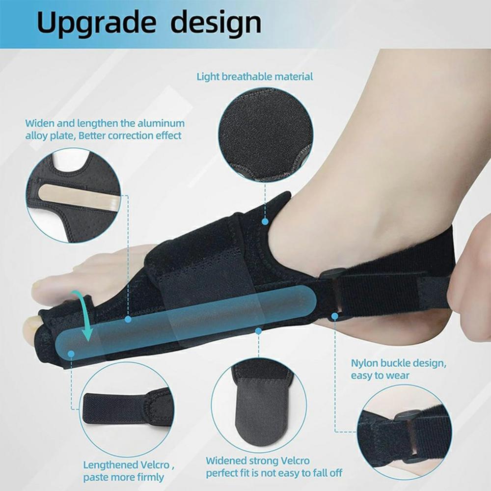 003 Bunion Corrector Adjustable Toe Separator Orthotics Feet Bone Thumb Adjuster Foot Care Tool Gift