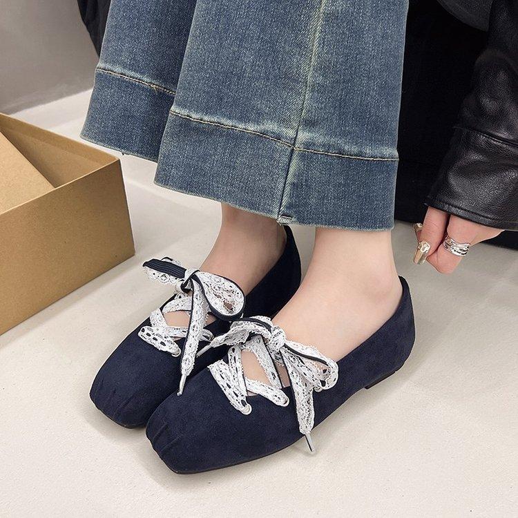 

Vintage Design Sensibility Women s Shoes Spring 2025 New Style Korean Version Mary Sandals Mid-High Heel Casual Ladies Footwear 35 королевский синий
