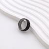 Personalized Tungsten Steel Plain Ring Black Trend Ring Does Not Fade Men'S Fashion Fashion Fashion Jewelry Couple Ring Jewelry