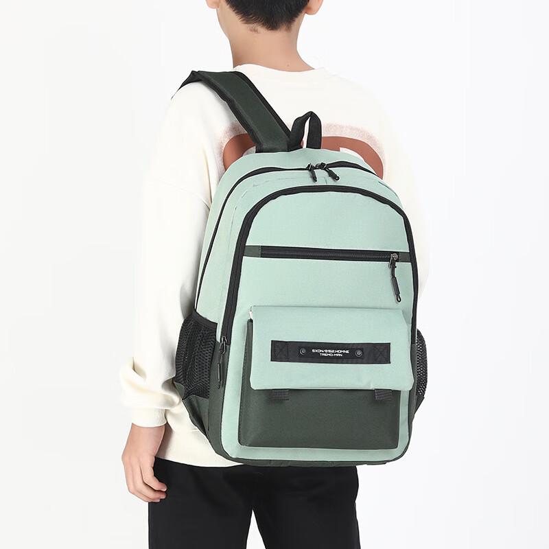 Hufeng Men's Large Capacity Lightweight Breathable Casual Student Backpack