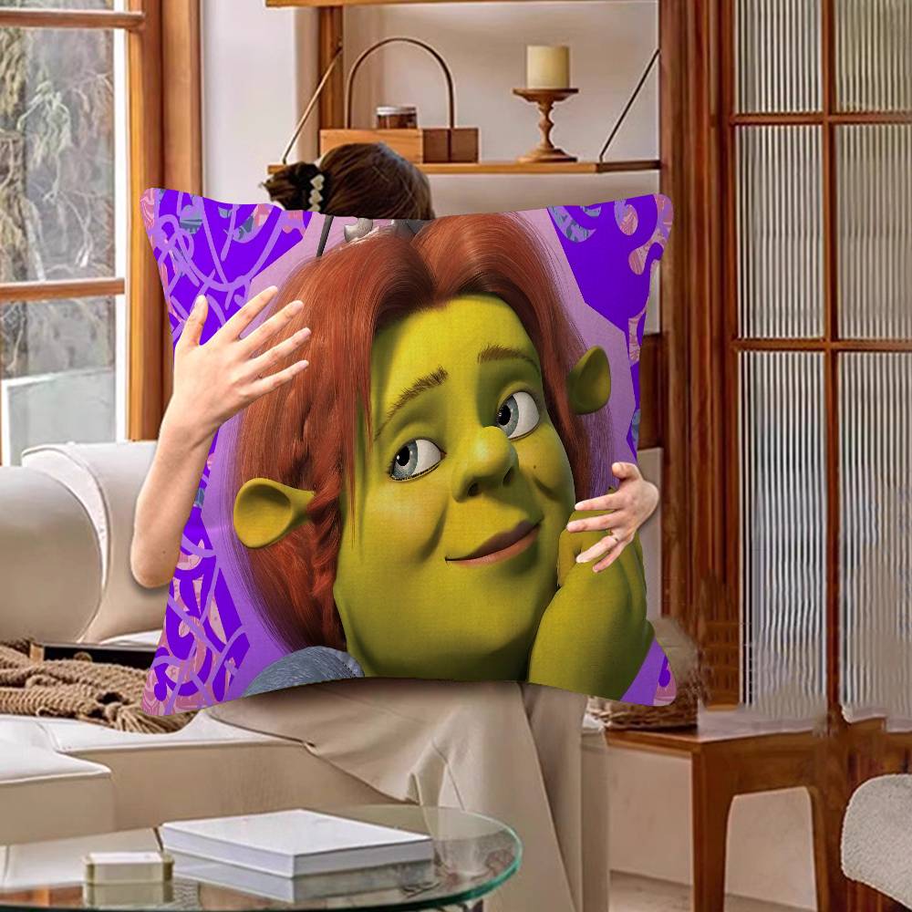 S-Shrek 2 Movie Classic Movie Pillow Gift Home Office Decoration Bedroom Sofa Car Cushion Cover Case 45x45