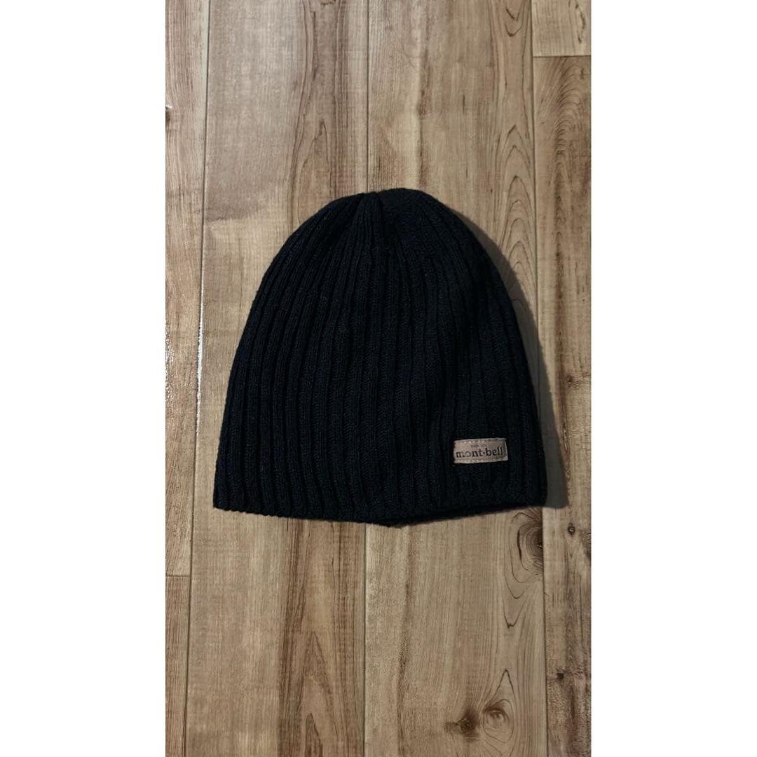 Used mont-bell black knit hat S/M