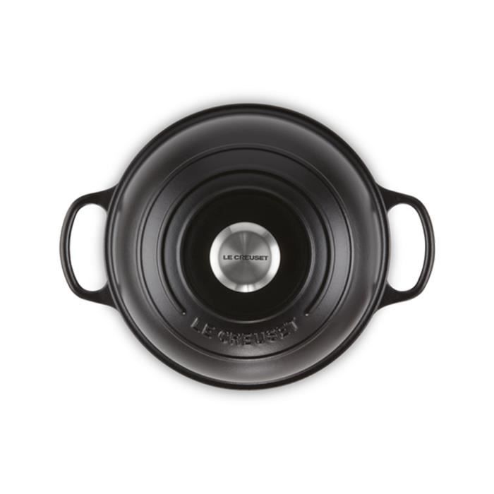 Le creuset cocotte à pain en fonte émaillée 24 cm noir