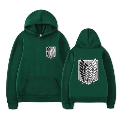 Attack on Titan Survey Corps Herren Hoodies Jungen Harajuku Mädchen Pullover Ausgefallen Musik Geschenk Locker Bequemes Sweatshirt