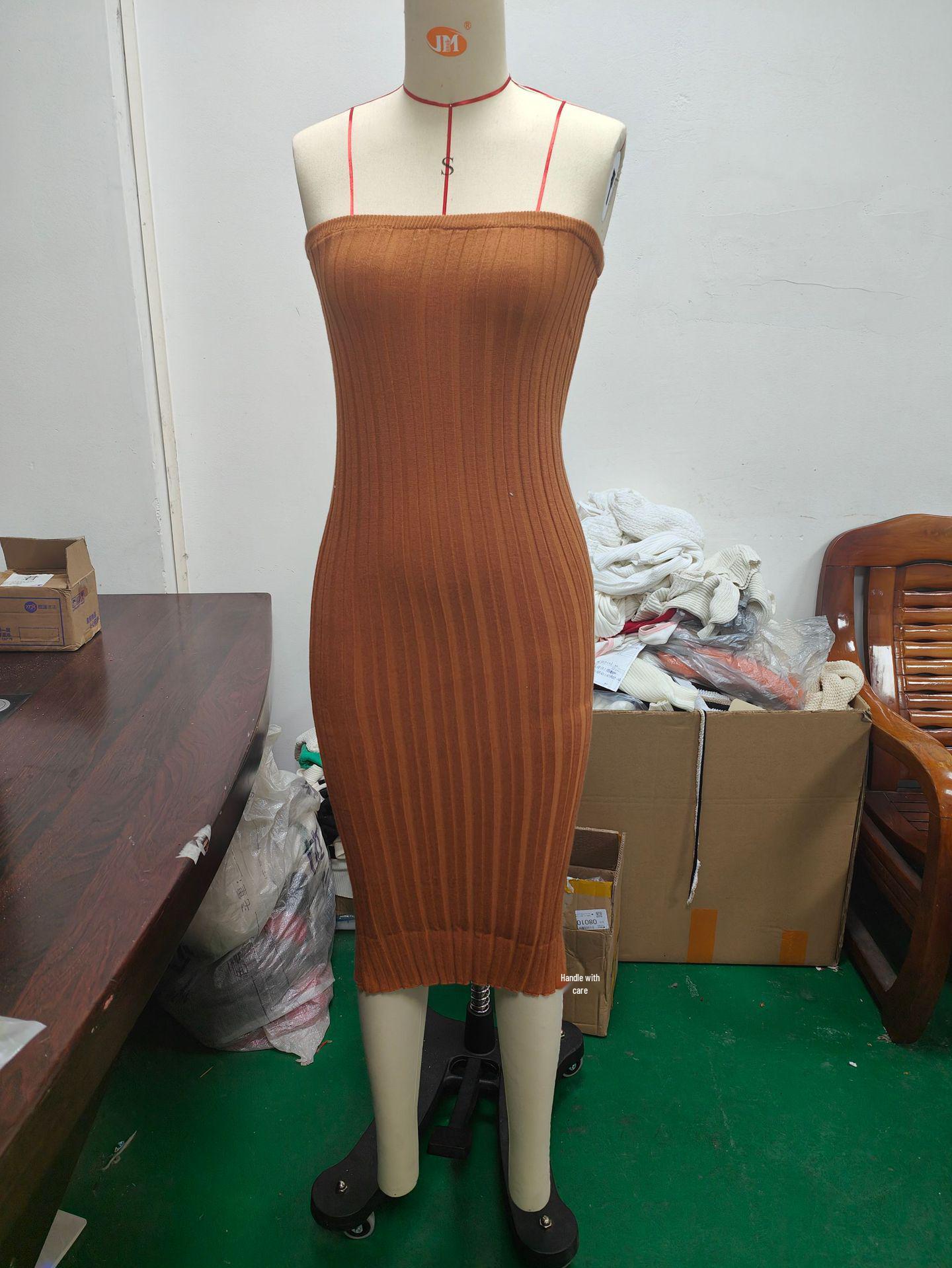 

Весна/Лето 2024 Универсальная женская мода: Повседневная, сексуальная пляжная юбка-платье для дома или отпуска. M