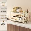 Redfu 2-Tier Countertop Dish Drying Rack
