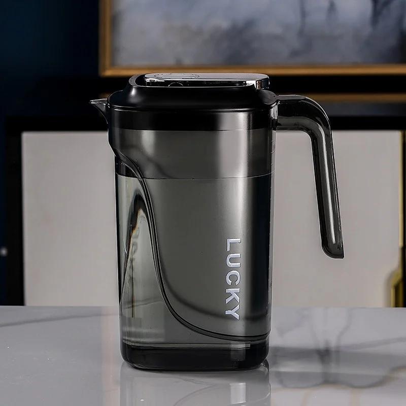 2200ml Cold Water Kettle Plastic Household Tea Making Juice Beverage Jug Food Grade Home Cold Drink Kitchen Bar Supplies Kettle
