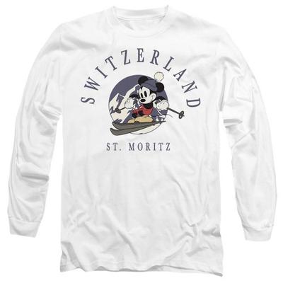 Disney Unisex Adult Switzerland Mickey Mouse T-Shirt