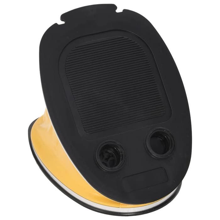 Pompe à pied - vidaXL - 92726 - 21x29,5 cm - PP et PE - Gris et jaune