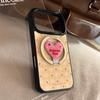 Applicable iphone16Apple17promax Phone case13Gilded Checkered Heart14Good-looking15Hard case12